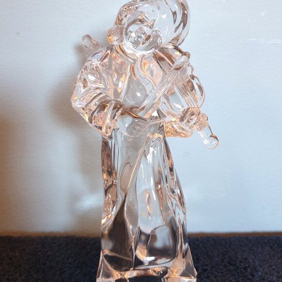 8.25’’ MIKASA Germany Lead Crystal Angelic Violin Angel Figurine - Picture 9 of 11